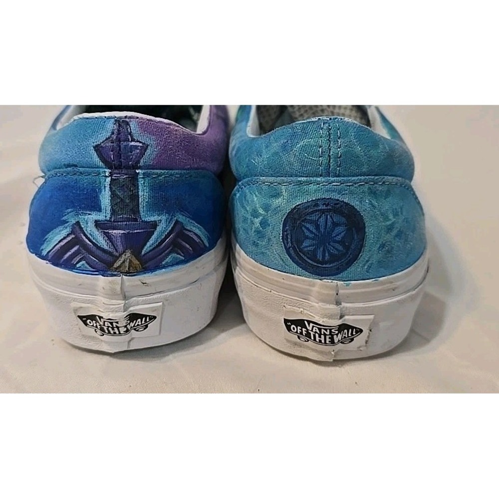 Vans Custom Painted The Legend Of Zelda Characters Zora And Fi Shoes Unisex - Picture 11 of 16